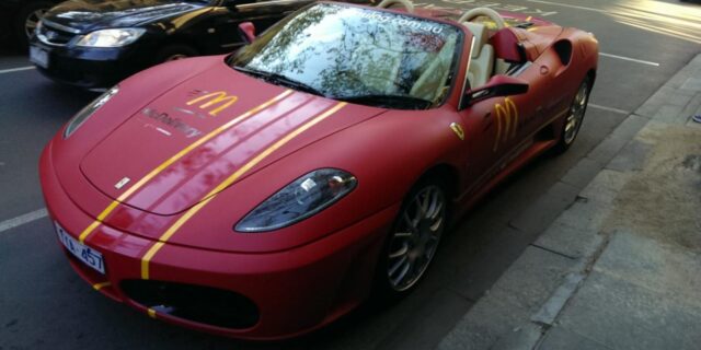 Delivery με Ferrari F430 Spider στην Μελβούρνη