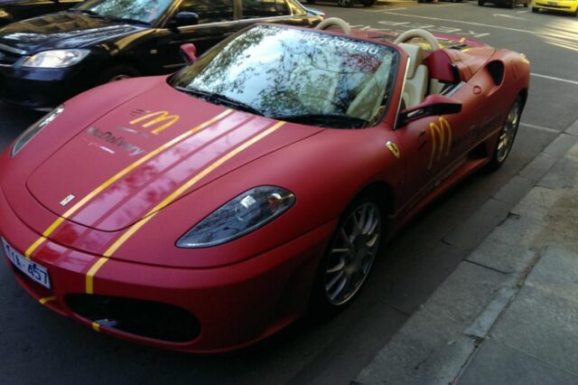 Delivery με Ferrari F430 Spider στην Μελβούρνη
