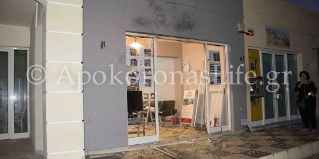 Ισχυρή έκρηξη αυτοσχέδιου μηχανισμού στα Χανιά