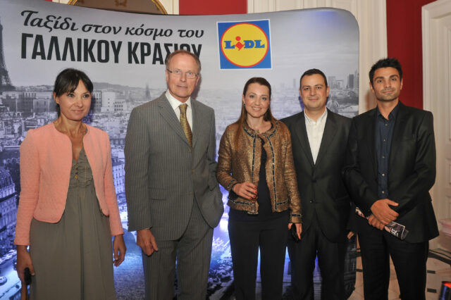 Βραδιά οινογνωσίας της Lidl Hellas στη Γαλλική Πρεσβεία