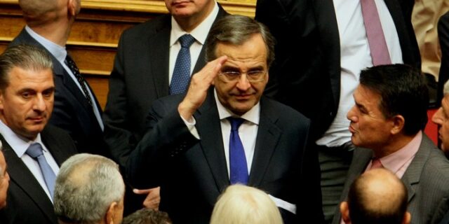 Αντώνης Σαμαράς: Αν πούμε ξανά “λεφτά υπάρχουν” θα επιστρέψουμε στα μνημόνια