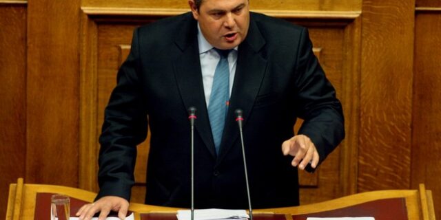Καμμένος: “Σε βαθιές σκέψεις για την άρνηση εθνικής συνεννόησης για την Κύπρο”