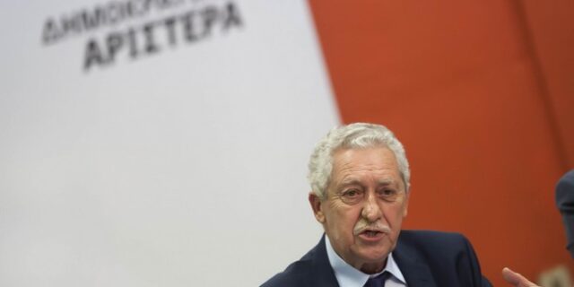 Κουβέλης για αποχώρηση από την συγκυβέρνηση: “Η κυβέρνηση συνεργασίας μετατράπηκε σε μονοκομματική κυβέρνηση της ΝΔ”