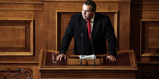 Καμμένος: Όποιος δώσει ανάσα στη μνημονιακή κυβέρνηση “αποκεφαλίζεται”