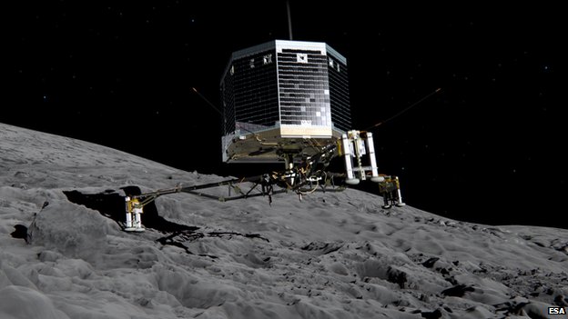 Πριν σιγήσει το ρομπότ Philae έστειλε όλα τα δεδομένα από τον κομήτη Tchouri