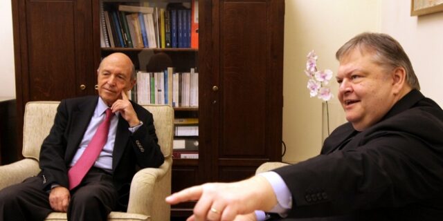 Σε καλό κλίμα η συνάντηση Βενιζέλου – Σημίτη