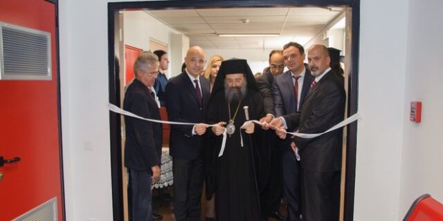 Εγκαινιάστηκε η ανακαινισμένη Μονάδα Μεταμόσχευσης Μυελού των Οστών στην Πάτρα