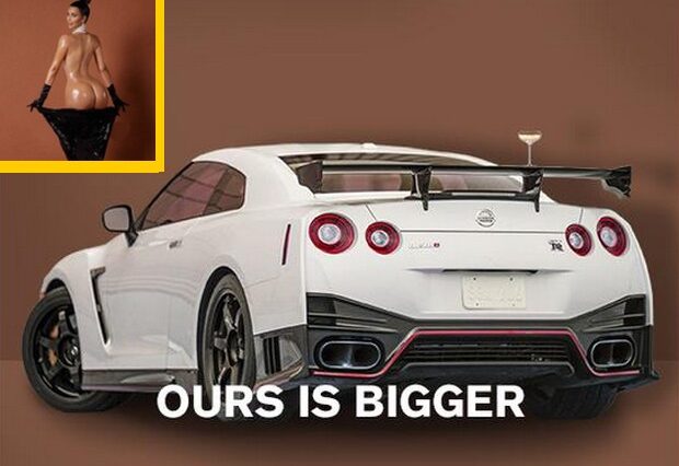 Nissan. Τα δικά μας οπίσθια (GT-R NISMO) είναι μεγαλύτερα από της Καρντάσιαν