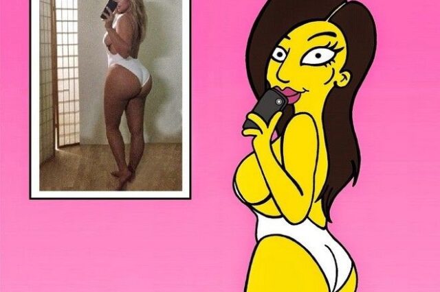 AleXsandro Palombo: Ο άνθρωπος που κάνει τους διάσημους, Simpsons