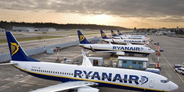 Νέα δρομολόγια της Ryanair από τον Απρίλιο