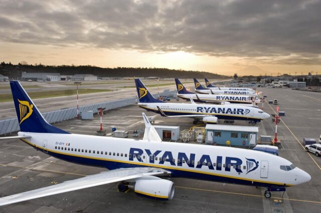 Νέα δρομολόγια της Ryanair από τον Απρίλιο