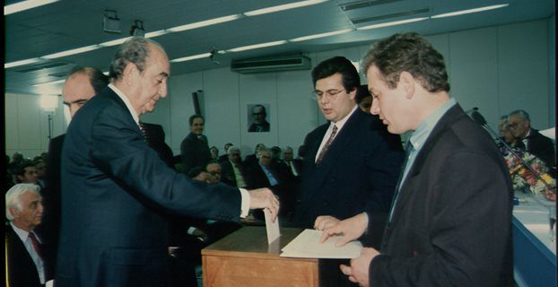 Συνάντηση Κωνσταντίνου Μητσοτάκη – Καμμένου