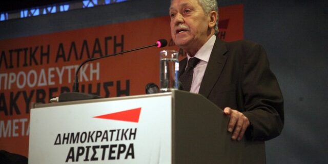 Σε προεκλογικό κλίμα ο Κουβέλης: Όχι στον Πρόεδρο, ναι στην πολιτική αλλαγή