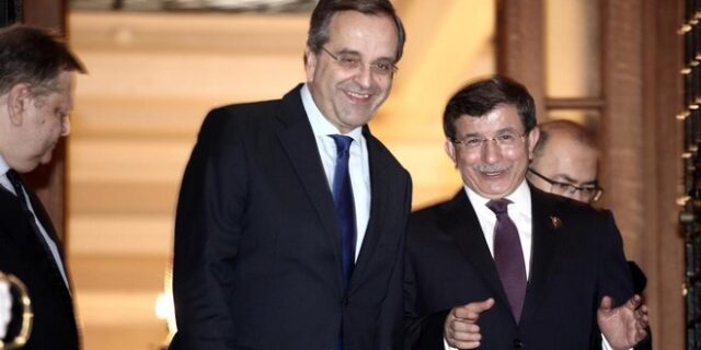 Αισιοδοξία ότι θα σπάσει ο πάγος, μετά τη συνάντηση Σαμαρά-Νταβούτογλου