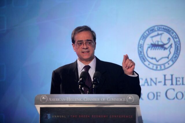 Χαρδούβελης: Η παραμονή στην ευρωζώνη απαιτεί συνέπεια στις υποχρεώσεις μας
