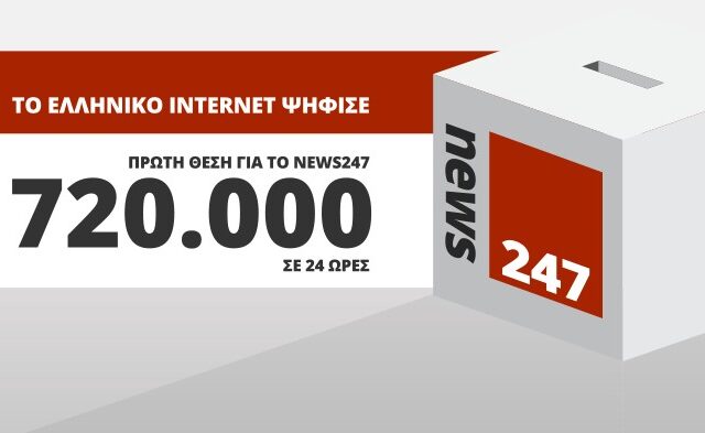 To Ελληνικό ίντερνετ ψήφισε NEWS 247