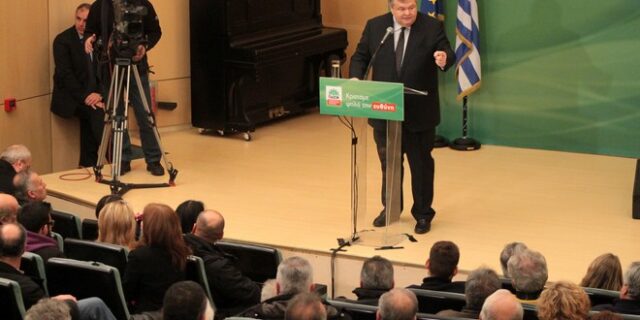 Βενιζέλος από την Τρίπολη: Εγγυητής της σταθερότητας της χώρας, το ΠΑΣΟΚ