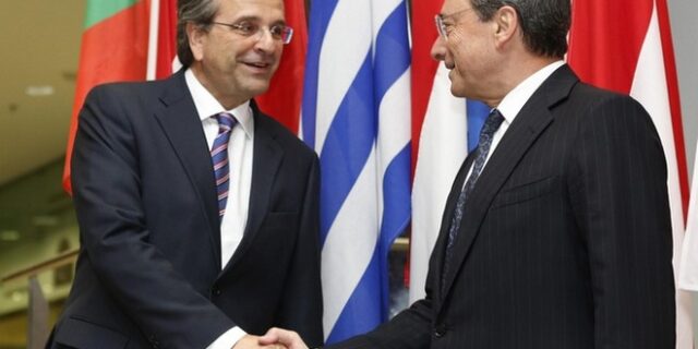 Επικοινωνία με τον Μάριο Ντράγκι είχε ο Σαμαράς