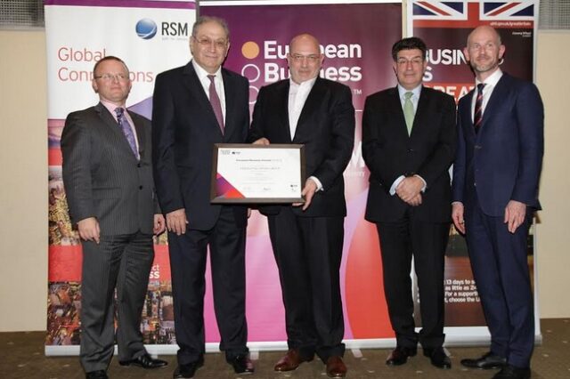 H Vermantia βραβεύτηκε ως National Champion στα European Business Awards 2014/2015