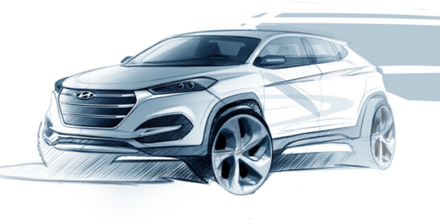 Το σκίτσο που αποκαλύπτει το νέο Hyundai Tucson