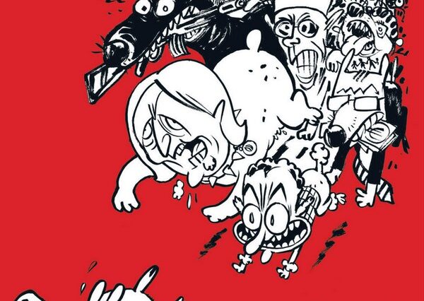 Το Charlie Hebdo επέστρεψε. Πάπας, Σαρκοζί και Λε Πεν ως εξαγριωμένα ζώα κυνηγούν ένα σκύλο που έχει στο στόμα του την εφημερίδα