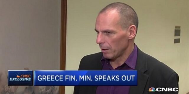 Βαρουφάκης: Φαντάζεστε να διαλυθεί η Ευρώπη για μερικά δισεκατομμύρια ευρώ;