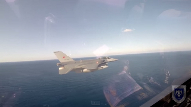 Αναχαίτιση τουρκικών αεροσκαφών πάνω από τη Χίο