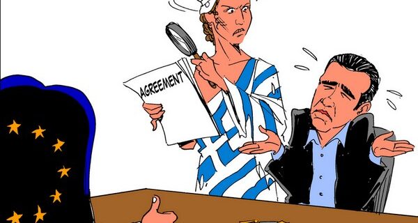 Ο Τσίπρας καταϊδρωμένος απολογείται στην θυμωμένη Ελλάδα για τη συμφωνία
