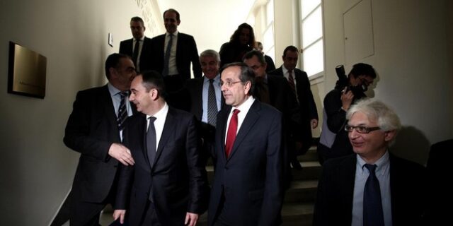 Τη στρατηγική της ΝΔ την ώρα της τελικής διαπραγμάτευσης εξετάζει σήμερα το πολιτικό συμβούλιο