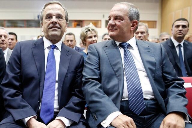 Τηλεφώνημα Σαμαρά σε Καραμανλή