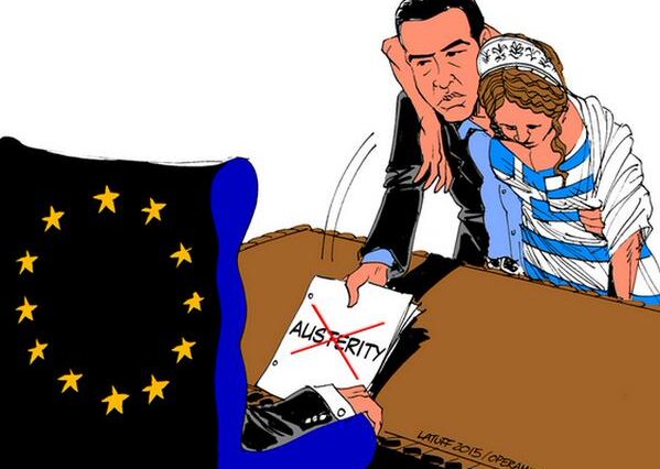 Η εξουθενωμένη Ελλάδα φτάνει μπροστά στην Ευρώπη, υποβασταζόμενη από τον Τσίπρα
