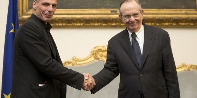Βαρουφάκης: Θα χρησιμοποιήσουμε όποια εργαλεία χρειάζεται για να μειώσουμε το χρέος. Ραντεβού με Ντράγκι και Σόιμπλε στη Γερμανία