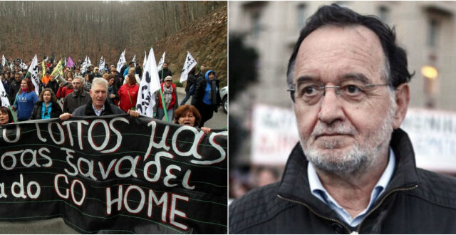 Νέες δεσμεύσεις Λαφαζάνη για τις Σκουριές και συνέχιση των κινητοποιήσεων