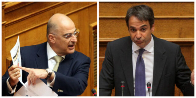 Σφοδρή κριτική σε κυβέρνηση για τους βανδαλισμούς στη Νομική από Δένδια-Μητσοτάκη