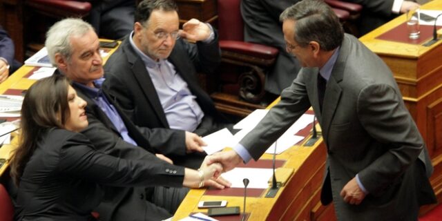 Βίντεο: Το σεξιστικό σχόλιο Σαμαρά που εξόργισε την Κωνσταντοπούλου