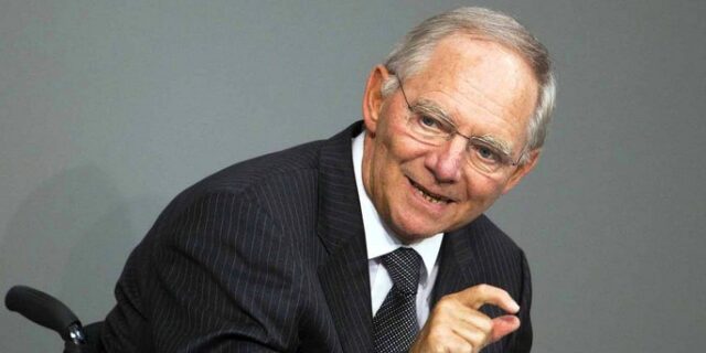 Η εμπιστοσύνη του κυρίου Σόιμπλε…