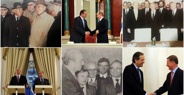Οι Ρώσοι ‘είναι φίλοι μας’. Οι Έλληνες πρωθυπουργοί που πήγαν στη Ρωσία από το 1979 ως σήμερα