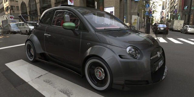 Το θηριώδες Fiat 550 Italia Concept με V8 κινητήρα της Ferrari!