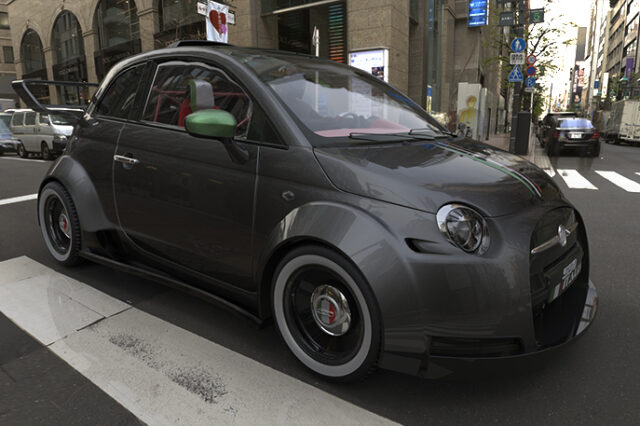 Το θηριώδες Fiat 550 Italia Concept με V8 κινητήρα της Ferrari!