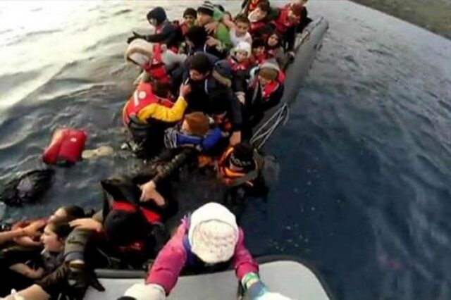 Συγκλονιστικό βίντεο από διάσωση μεταναστών στη Λέσβο