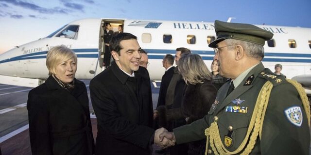 Η άφιξη του Αλέξη Τσίπρα στη Μόσχα