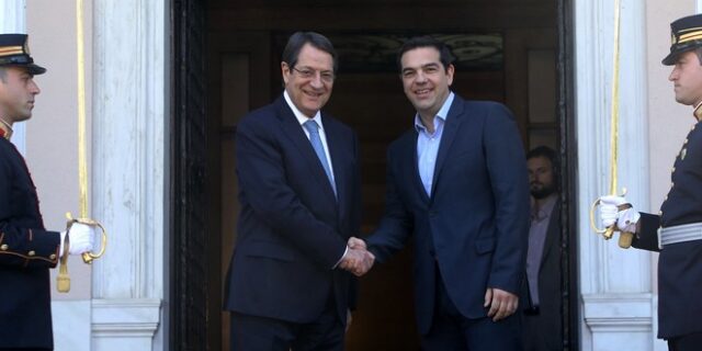 Τσίπρας σε Αναστασιάδη: Ελλάδα και Κύπρος πεδίο σταθερότητας σε μια περιοχή συγκρούσεων