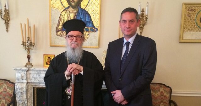 Συναντήσεις του Δημήτρη Μάρη στη Νέα Υόρκη, με τον Αρχιεπίσκοπο Αμερικής Δημήτριο και με την Hellenic Initiative