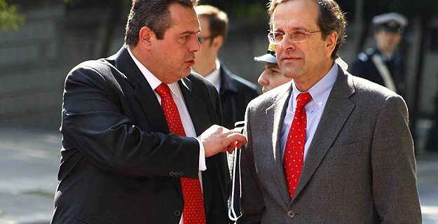 Ο Σαμαράς ποντάρει σε κυβέρνηση εθνικής ενότητας, οι ΑΝΕΛ ήδη απορρίπτουν αυτό το σενάριο