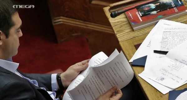 Ο Τσίπρας ζωγράφισε κάλπη στη Βουλή!