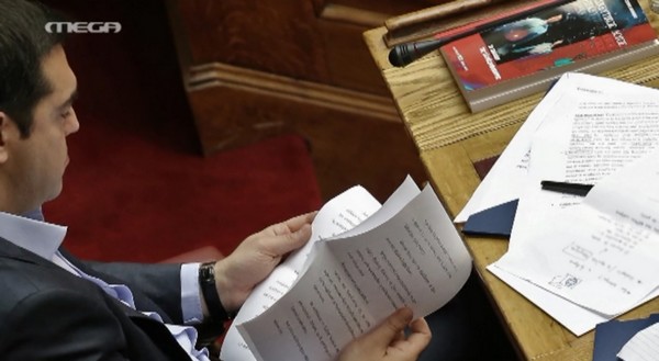 Ο Τσίπρας ζωγράφισε κάλπη στη Βουλή!