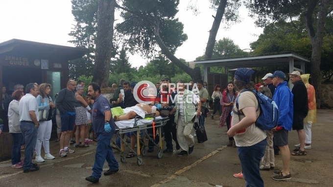 Κεραυνός στην Κνωσό: Τραυματίστηκαν τουρίστες