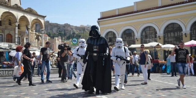 Star Wars απόβαση στο κέντρο της Αθήνας