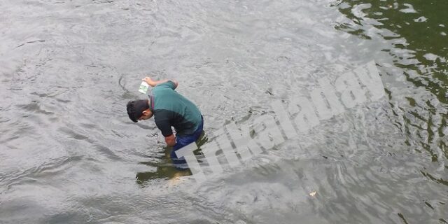 Σκηνές απείρου κάλλους στα Τρίκαλα: Ο Ληθαίος γέμισε ευρώ και όποιος πρόλαβε, πρόλαβε