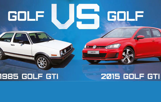 Το VW Golf GTI του 1985 απέναντι στο Golf GTI του 2015